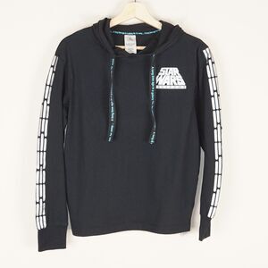 Disney Parks Star Wars A Long Time Ago Black Hoodie Mens Sz XS